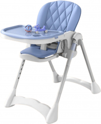 Scaun de masa pentru bebelusi albastru 3-36 luni multifunctional KinderWelt Confort 