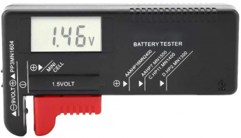 Tester pentru baterii Zola® digital afisaj led pentru baterii buton de 1.5V- 9V R9 11x6x2.5 cm 