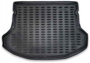 Covoras pentru Portbagaj tip Tavita Compatibil Kia Sportage 2010-2015 Material Flexibil Negru 