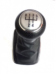 Nuca schimbator cu manson pentru VW GOLF IV MK4 1999-2004 5 VIT 12MM ARGINTIU 