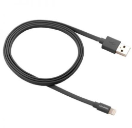 Cablu de date Canyon MFI USB to Lightning 1m Grey 