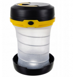 Lampa 2 in 1 lanterna camping pliabila Zola® 3 moduri de luminare 13x8 cm 