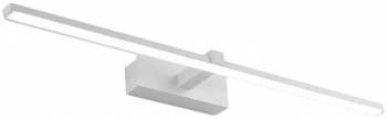 Lampa cu LED smd Zola® montare pe perete din otel/aluminiu alimentare retea 230V 12W 4000k alba latime 50 cm dimensiuni baza 15 