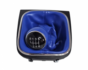 Nuca schimbator cu manson pentru VW GOLF VI MK5 MK6 2005 - 2014 6 VITEZE ALBASTRA 