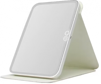 Oglinda cu led pentru machiaj Portabila si Suport Pliabil dimensiuni 20X14cm Alb ABYZ 