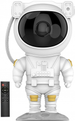 Proiector de stele in forma de astronaut Zola® cu LED cap rotativ 8 moduri de operare diferite luminozitate reglabila telecomanda 