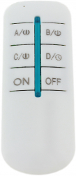 Set comutator si telecomanda wireless Zola® cu functie de intrerupator 1000W raza de actiune 30 m 4 canale functia ON/OFF SLEEP 