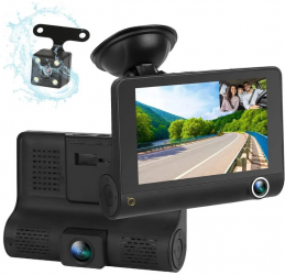 Camera de bord fata spate interior Oglinda Auto Retrovizoare cu Marsarier si Detectare a Miscarii 