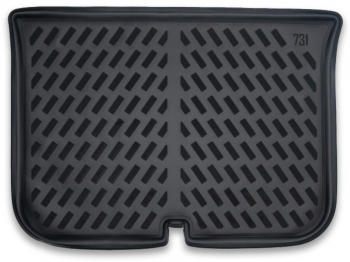 Covoras Portbagaj tip Tavita Premium Compatibil Volkswagen ID3 2019 - Negru 