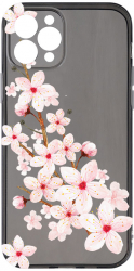 Husa BestCase Compatibila Cu Apple iPhone 11 Pro Max Spring Flower Antisoc Grafit Silicon 1.5MM GT 62 