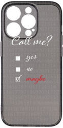 Husa BestCase Compatibila Cu Apple iPhone 12 Pro Max Call Me Antisoc Grafit Silicon 1.5MM GT 149 