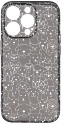 Husa BestCase Compatibila Cu Apple iPhone 14 Pro Max Poppies Antisoc Grafit Silicon 1.5MM GT 745 