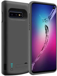 Husa Compatibila cu Samsung Galaxy S10e cu Baterie de 5000mAh Techsuit Power Pro Negru 