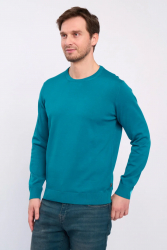 Pulover maneca lunga barbat din bumbac Marime XL Culoare SEAPORT KVL by KENVELO 