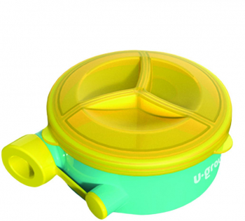 Recipient lapte praf cu 3 compartimente 250ml Multicolor 