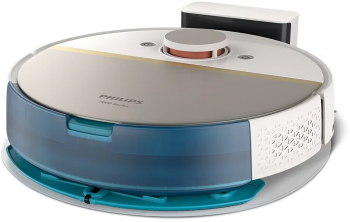 Aspirator Robot PHILIPS Seria 7000 Aqua HomeRun XU7000/02 0.3l 14.4V Autonomie Maxima 180 minute Wi-Fi Functie Mop Alb-Auriu 