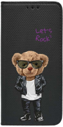 Husa Magnet Book Compatibila Cu Samsung Galaxy S10 Plus Lets Rock Teddy Bear Flip Cover FLB 929 