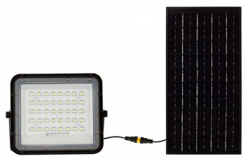 Proiector led cu incarcare solara 15 W 1200 lm 4000K IP65 Aluminiu 