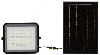 Proiector led cu incarcare solara 6W 400 lm 4000K IP65 Aluminiu 