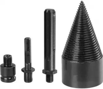 Con despicator lemn pentru bormasina Strend Pro cu 3 adaptoare SDS MAX HEX 1/2 60 mm 