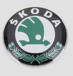 Emblema Autoadeziva Capota Fata 88mm Skoda Superb Octavia Rapid Fabia Roomster Yeti 3U0853621 