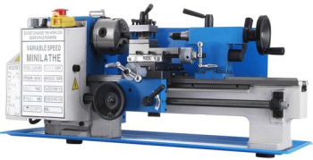 Mini strung pentru metal 400 W Distanta dintre centre 300 mm 0-2250 rpm 