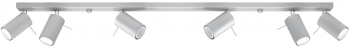 Plafoniera RING 6L gri 