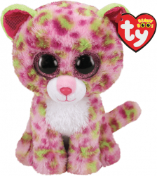PLUS TY 24CM LEOPARD ROZ