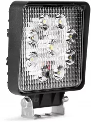 Proiector LED pentru Off-Road ATV SSV culoare 6500K LED FLOOD tensiune 9 - 36V dimensiune 110 x 110 mm 