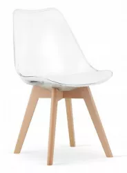 Scaun bucatarie/living Artool Mark PP lemn transparent 49x42x82.5 cm 