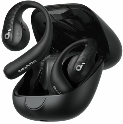 Casti True Wireless Anker SoundCore AeroFit Pro IPX5 Autonomie 46H LDAC Bluetooth 5.3 Negru 