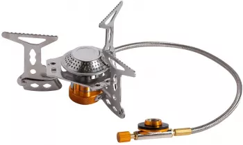 Aragaz camping Micul Fermier pliabil 3200 W un arzator aprindere piezo-electrica 150x85 mm 