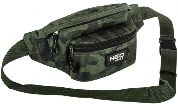 Borseta turistica/calatorie model Survival camuflaj 4 buzunare curea reglabila 26x16 cm NEO  