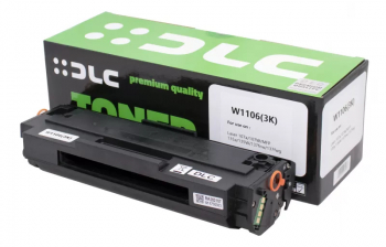 Cartus compatibil toner DLC HP W1106XL Black 3K 