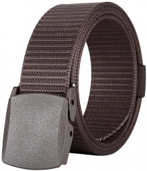 Curea tactica pentru barbati Zola® textila reglabila 110x3.8 cm maro 