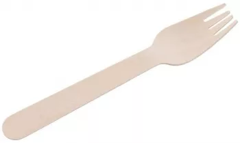 Furculita de unica folosinta ecologica lemn set 100 buc 16 cm 