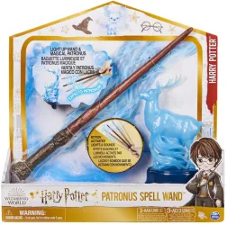 HARRY POTTER WIZARDING WORLD PATRONUS SPELL WAND BAGHETA LUI HARRY 33CM 