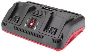 Incarcator dublu pentru acumulator 2x20V Worcraft 