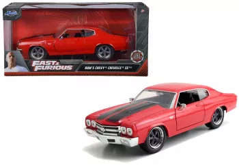MASINUTA METALICA FAST AND FURIOUS 1970 CHEVY CHEVELLE SCARA 1 LA 24 