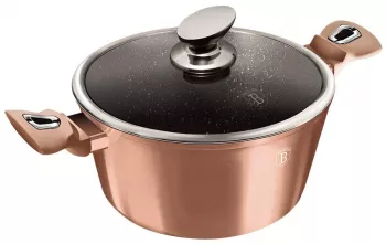 Oala cu capac 28 cm BerlingerHaus Rose Gold BH/1516N