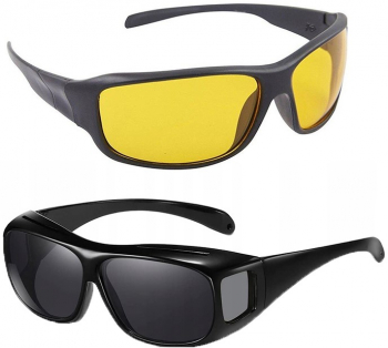 Ochelari pentru condus zi/noapte Zola® lentile din policarbonat universali negri 