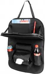 Organizator auto cu masa rabatabila montaj pe spatarul scaunului 