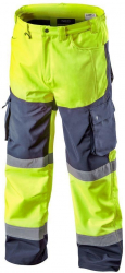 Pantaloni de lucru reflectorizanti impermeabili galben model Visibility marimea L/52 NEO 