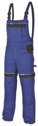 Pantaloni salopeta cu pieptar Cool Trend albastru-negru marimea S/48 