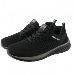 Pantofi casual textil talpa spuma Eva negru si gri marime 42 ART.MAS 