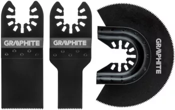 Panza/lama fierastrau pentru multifunctional cu carbura tungsten   pentru  lemn 3 buc Graphite 