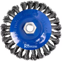 Perie sarma otel tip cupa cu toroane M14 125 mm Richmann 