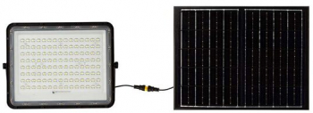 Proiector led cu incarcare solara 20 W 1800 lm 4000K IP65 Aluminiu 