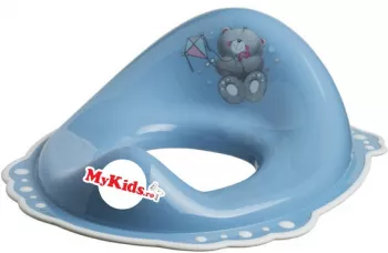 Reductor wc copii MyKids Bears Blue-White antialunecare 