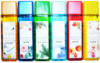 Set 6 parfumuri de rufe concentrat Kifra 80 spalari 200 ml miros de piersica orhidee si diverse modele